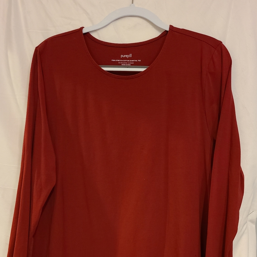 JJill PIMA Stretch Cotton Tee